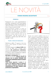 thumbnail of Le Novità – Fondo Risorse Decentrate