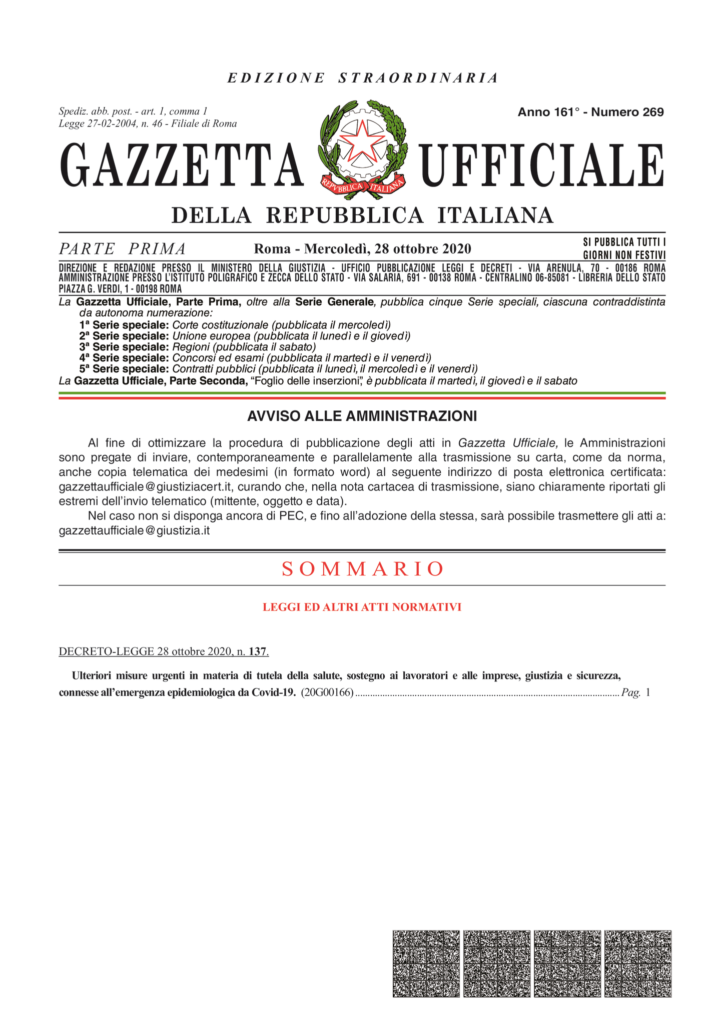 thumbnail of Decreto-legge 137_2020